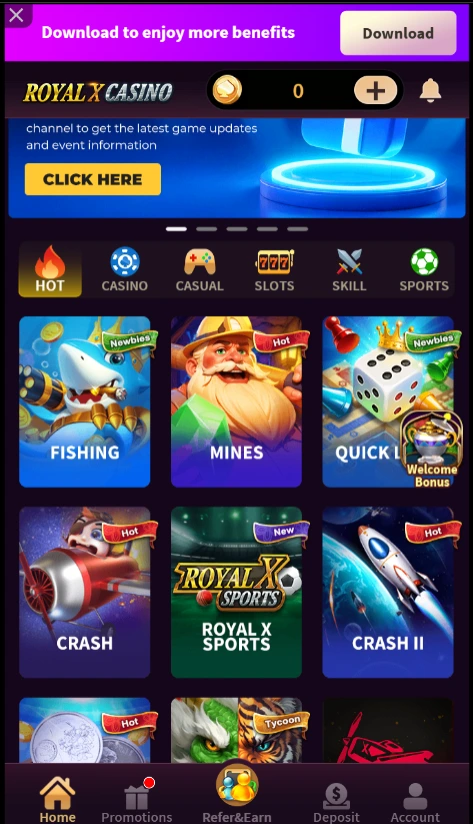 Royal X Casino Apk