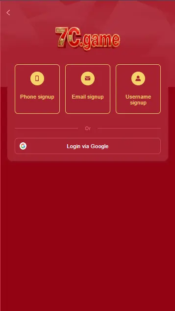 7C Game Registration Process