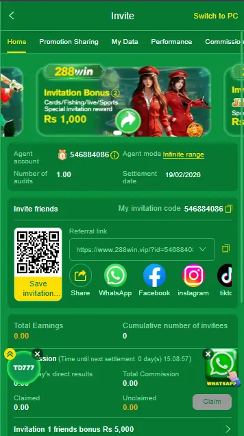 288Win Game Refferal