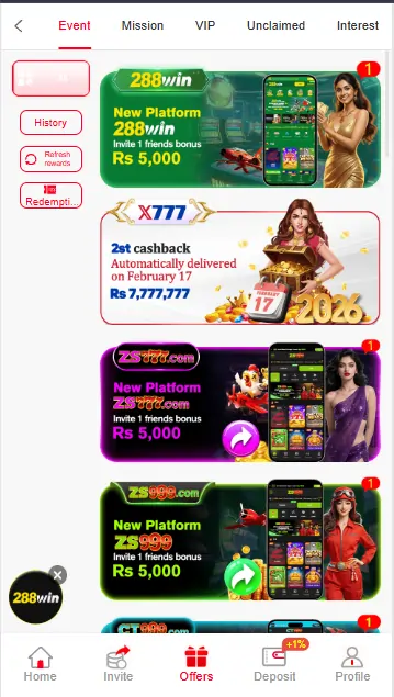 X777 Game Event Bonuses
